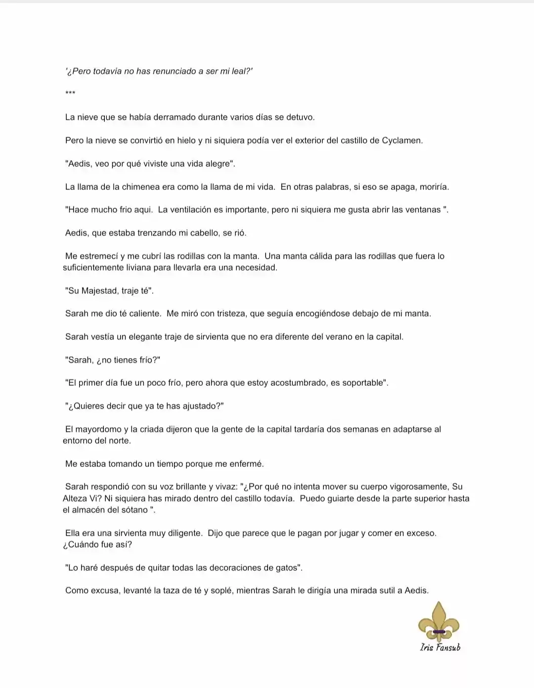 En Lugar Del Hijo, Tomaré Al Padre (Novela) capítulo 37 página 6