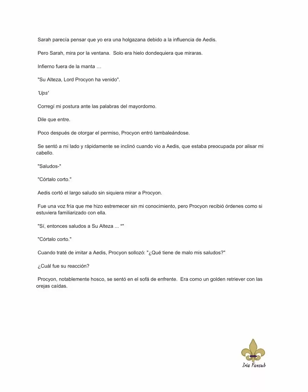 En Lugar Del Hijo, Tomaré Al Padre (Novela) capítulo 37 página 7