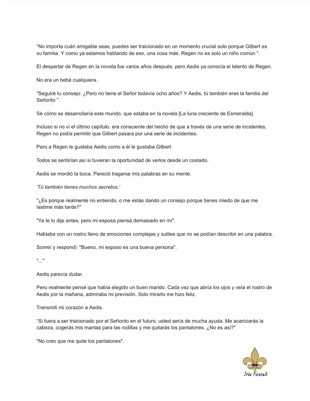 En Lugar Del Hijo, Tomaré Al Padre (Novela) capítulo 38 página 4