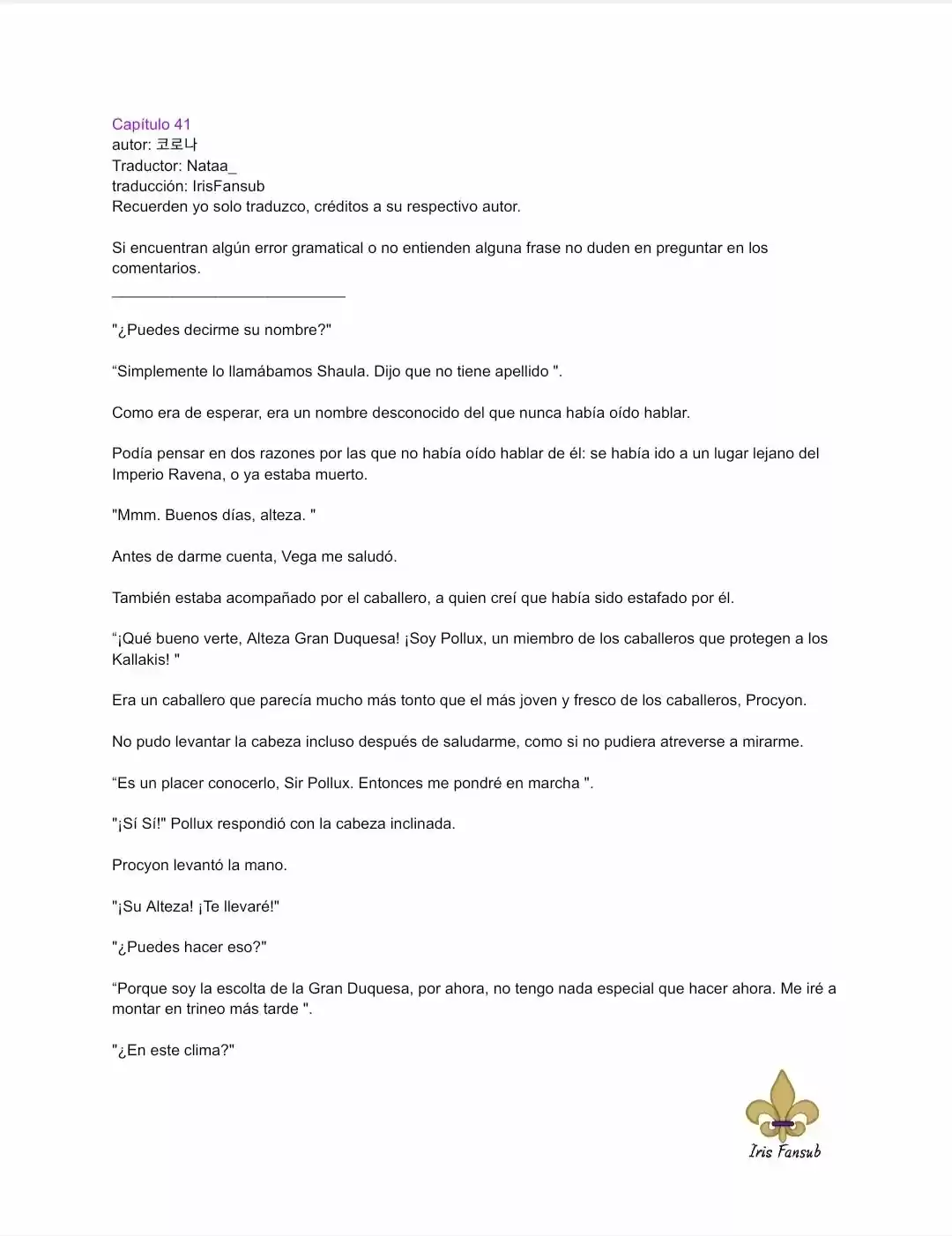 En Lugar Del Hijo, Tomaré Al Padre (Novela) capítulo 41 página 2