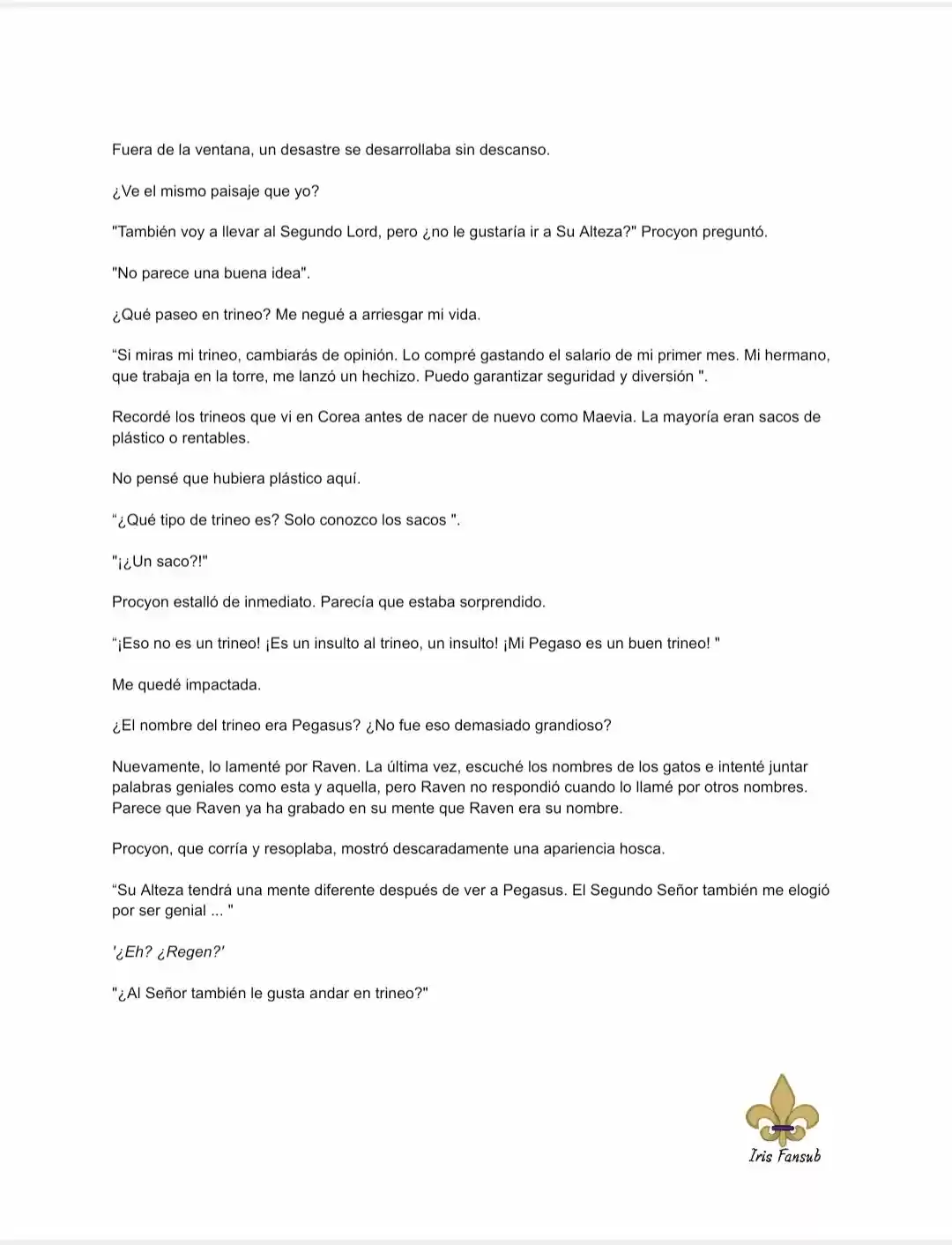 En Lugar Del Hijo, Tomaré Al Padre (Novela) capítulo 41 página 3