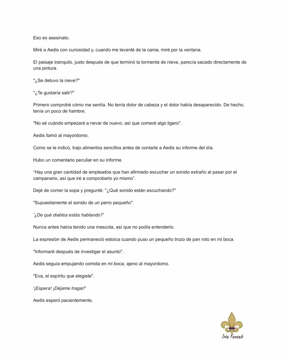 En Lugar Del Hijo, Tomaré Al Padre (Novela) capítulo 42 página 3