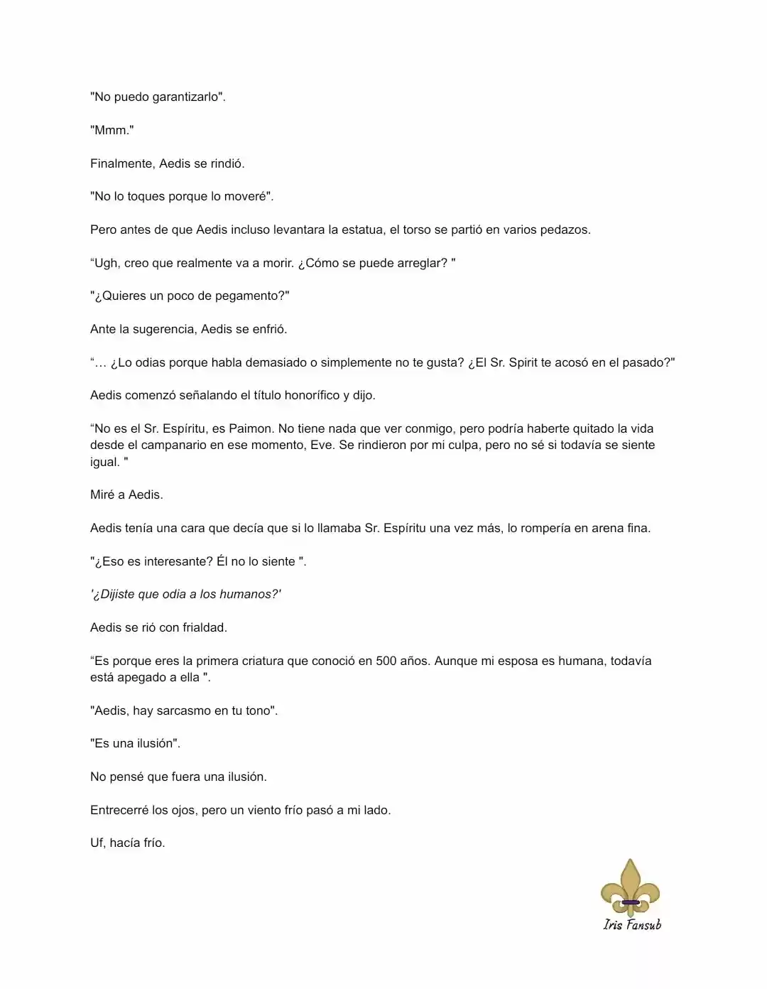 En Lugar Del Hijo, Tomaré Al Padre (Novela) capítulo 44 página 7