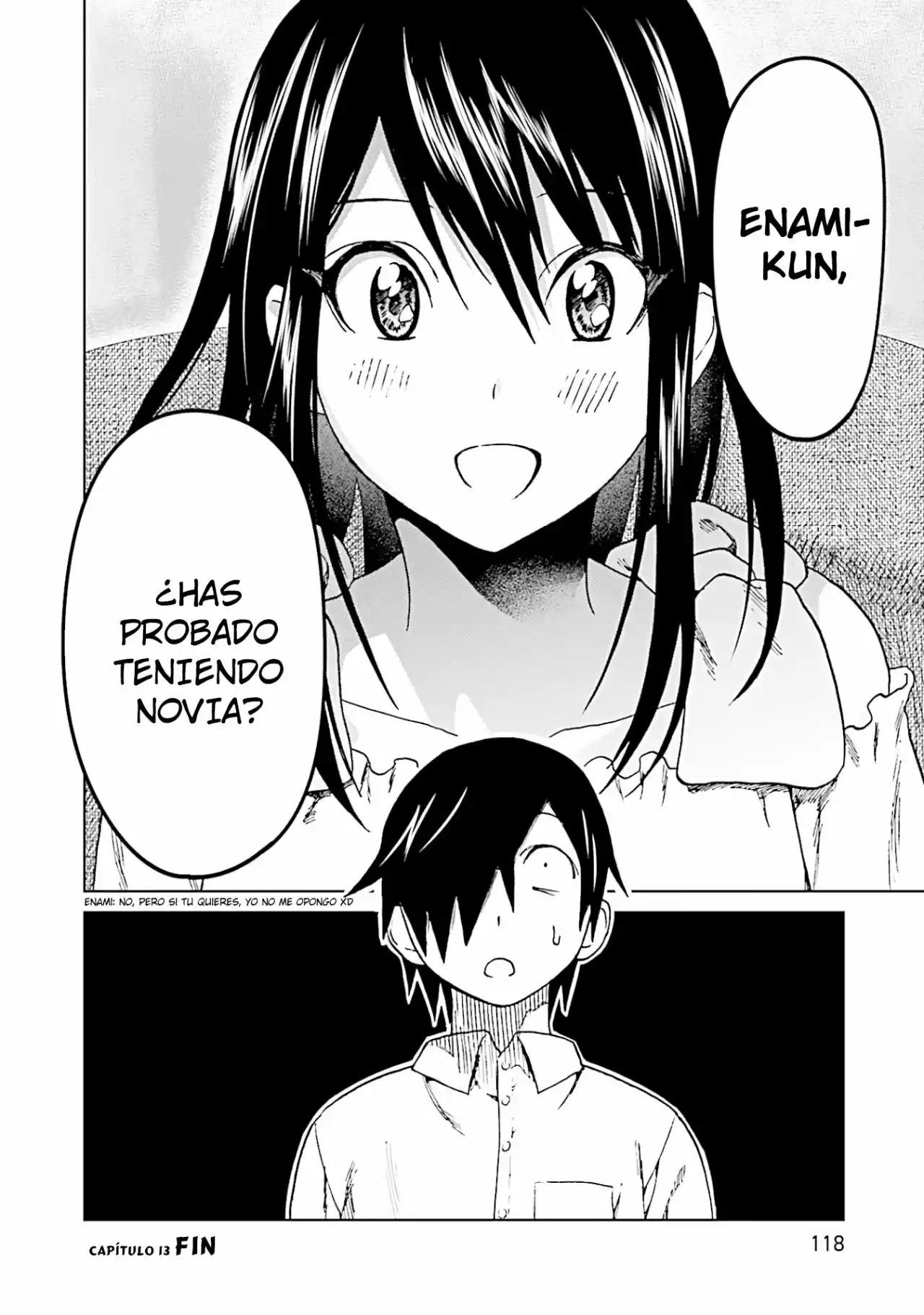 Enami-kun Wa Ikiru No Ga Tsurai - Capítulo 13 - Página 22 - LectorTMOo