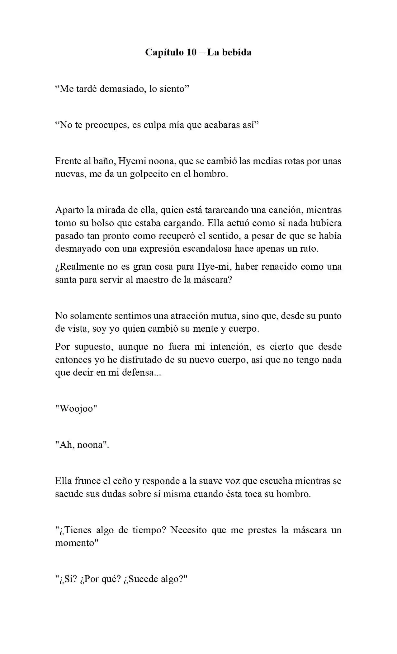 Encontré Una Máscara Que Convierte A Cualquier Mujer En Una Criatura Extraña (Novela) - Capítulo 10 - Página 2 - LectorTMOo
