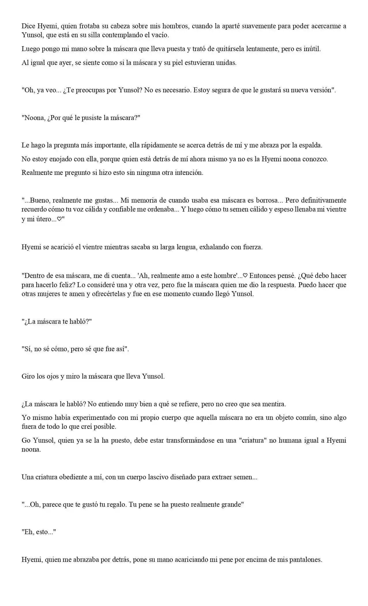 Encontré Una Máscara Que Convierte A Cualquier Mujer En Una Criatura Extraña (Novela) - Capítulo 3 - Página 3 - LectorTMOo