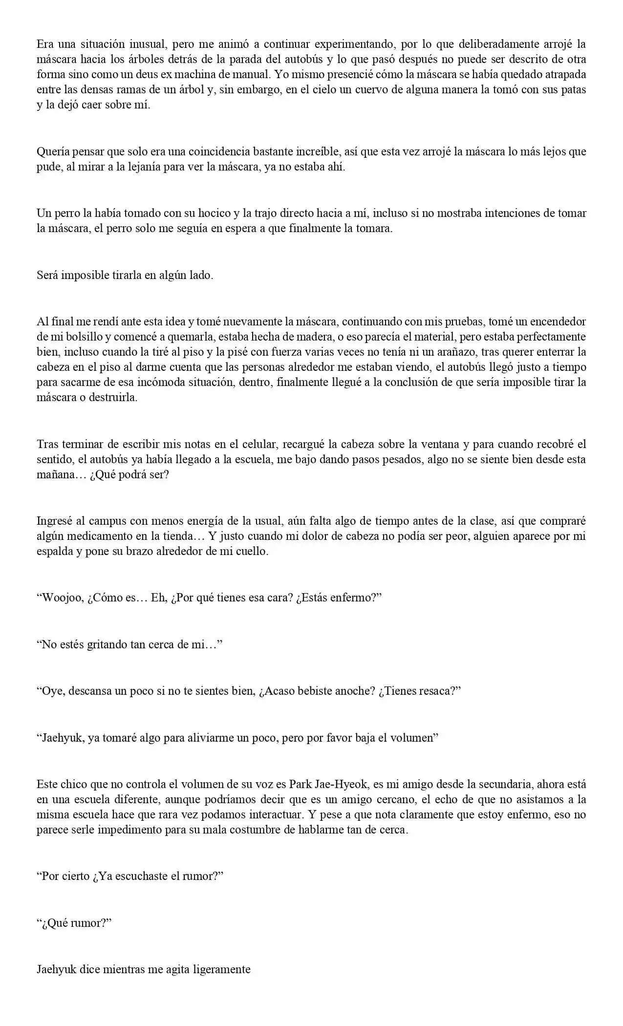 Encontré Una Máscara Que Convierte A Cualquier Mujer En Una Criatura Extraña (Novela) - Capítulo 4 - Página 4 - LectorTMOo