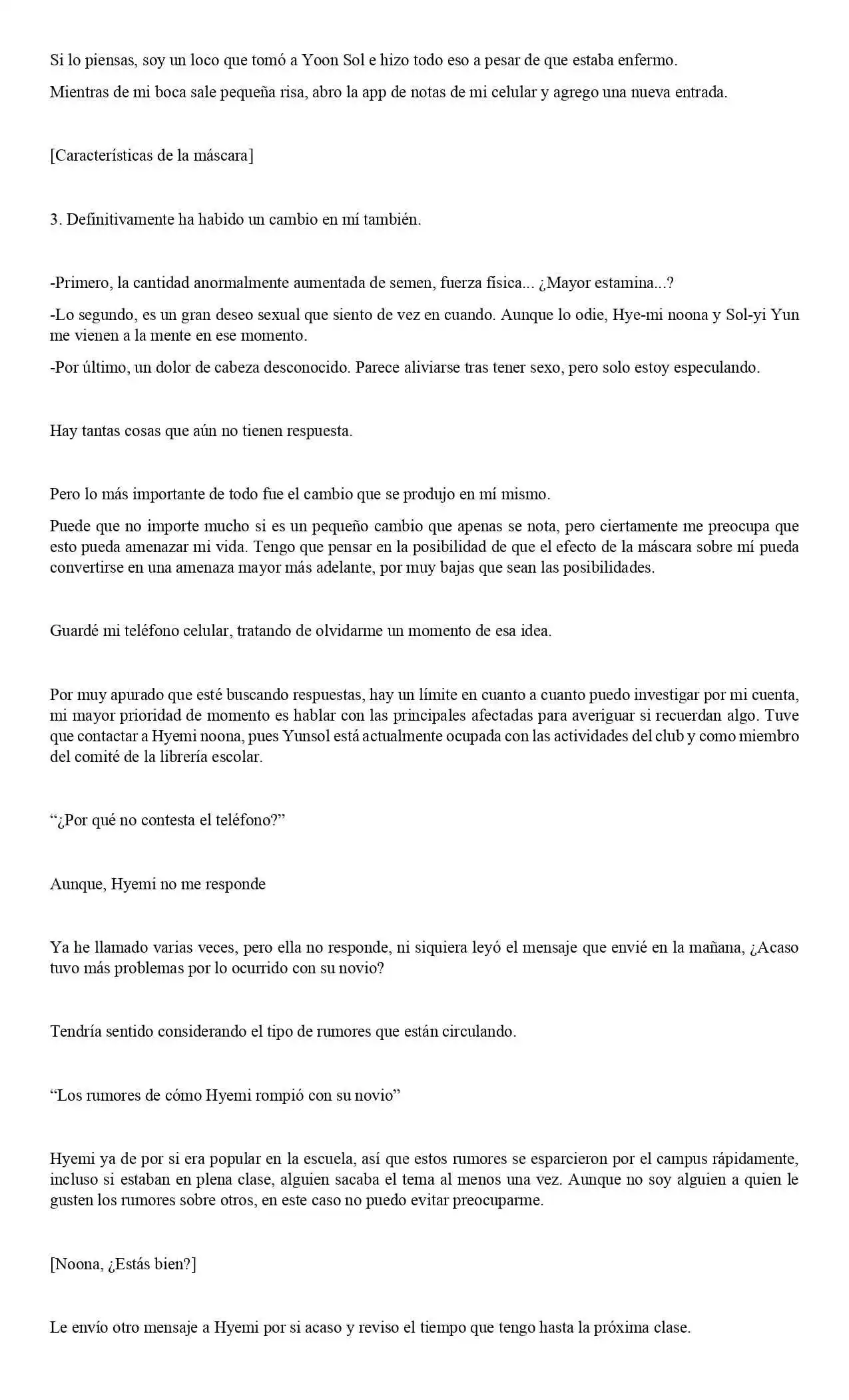 Encontré Una Máscara Que Convierte A Cualquier Mujer En Una Criatura Extraña (Novela) - Capítulo 5 - Página 7 - LectorTMOo