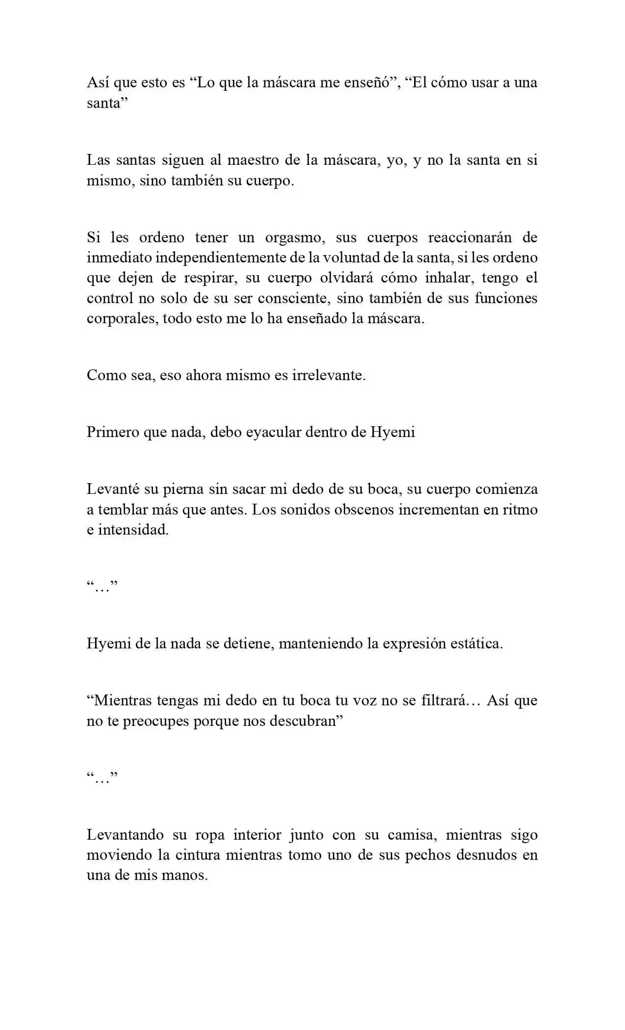 Encontré Una Máscara Que Convierte A Cualquier Mujer En Una Criatura Extraña (Novela) - Capítulo 9 - Página 6 - LectorTMOo
