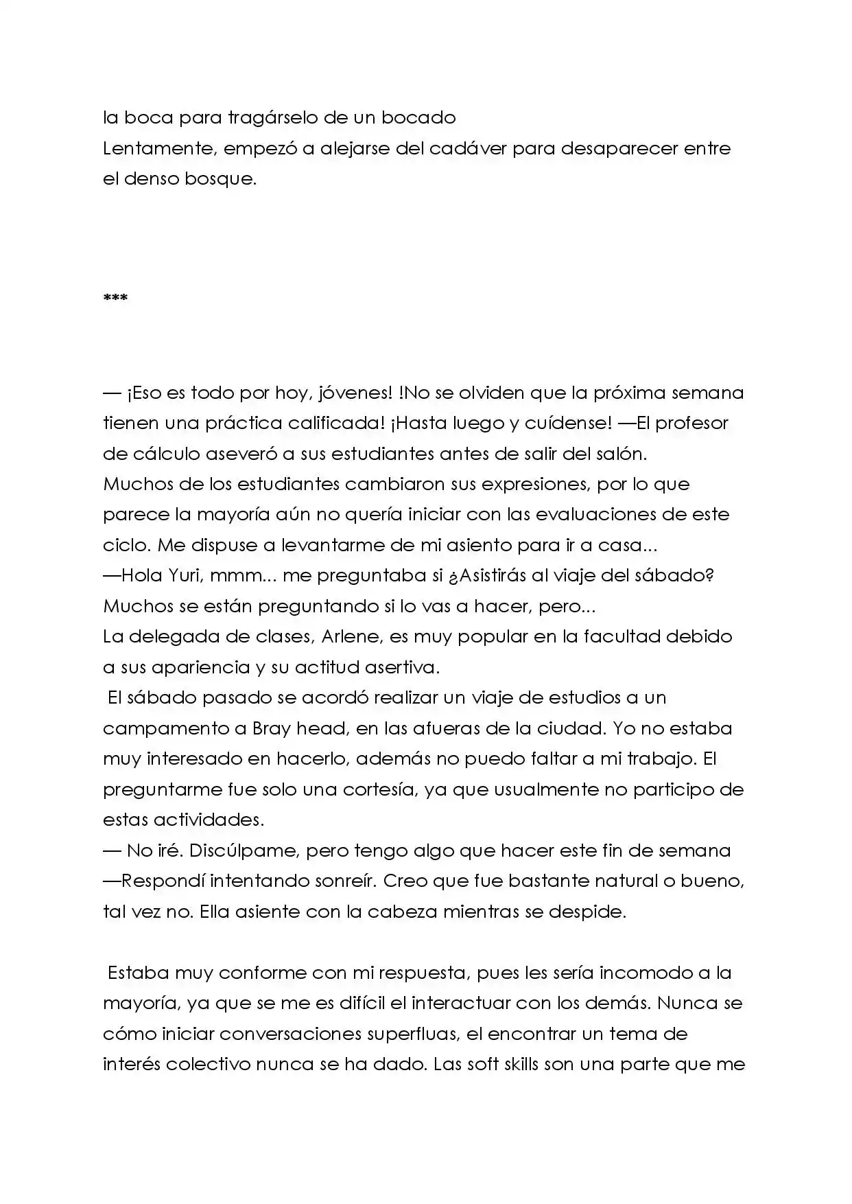 Endless Dystopia (Novela) - Capítulo 1 - Página 4 - LectorTMOo