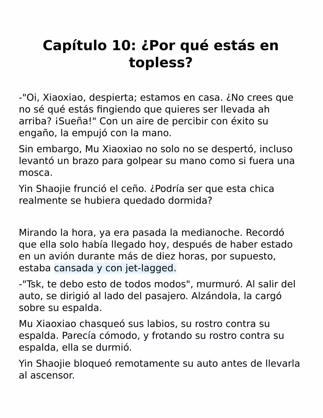 Endless Pampering Only For You (Novela) - Capítulo 10 - Página 1 - LectorTMOo