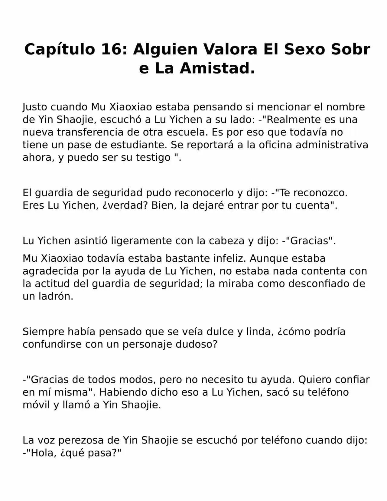 Endless Pampering Only For You (Novela) - Capítulo 16 - Página 1 - LectorTMOo