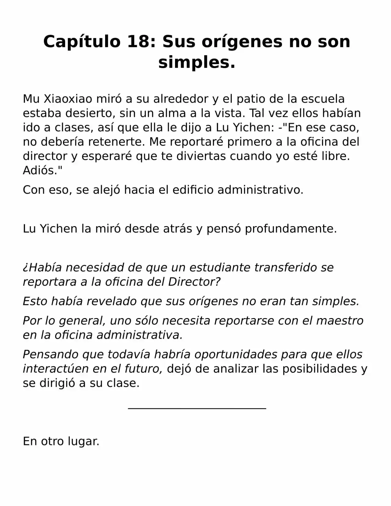 Endless Pampering Only For You (Novela) - Capítulo 18 - Página 1 - LectorTMOo
