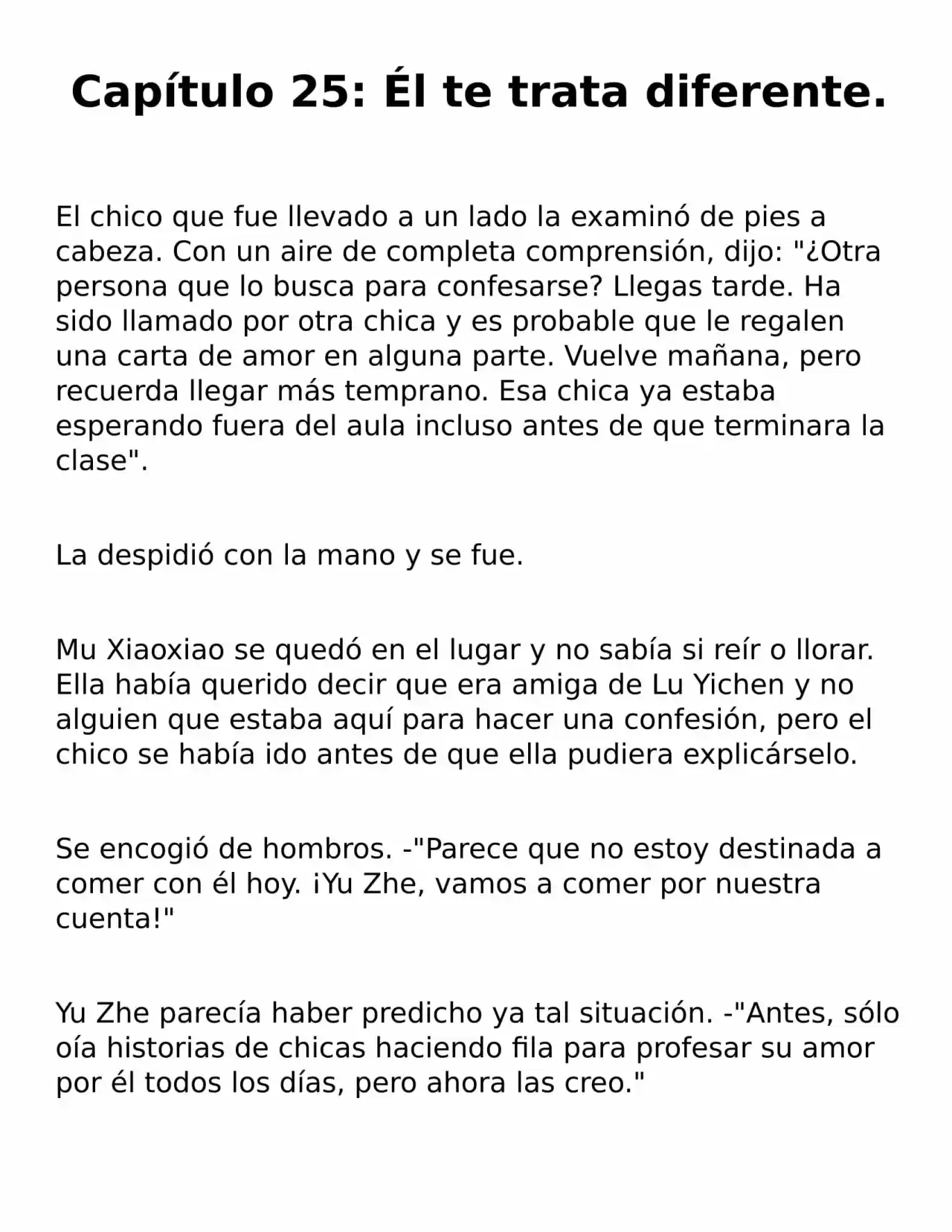 Endless Pampering Only For You (Novela) - Capítulo 25 - Página 1 - LectorTMOo