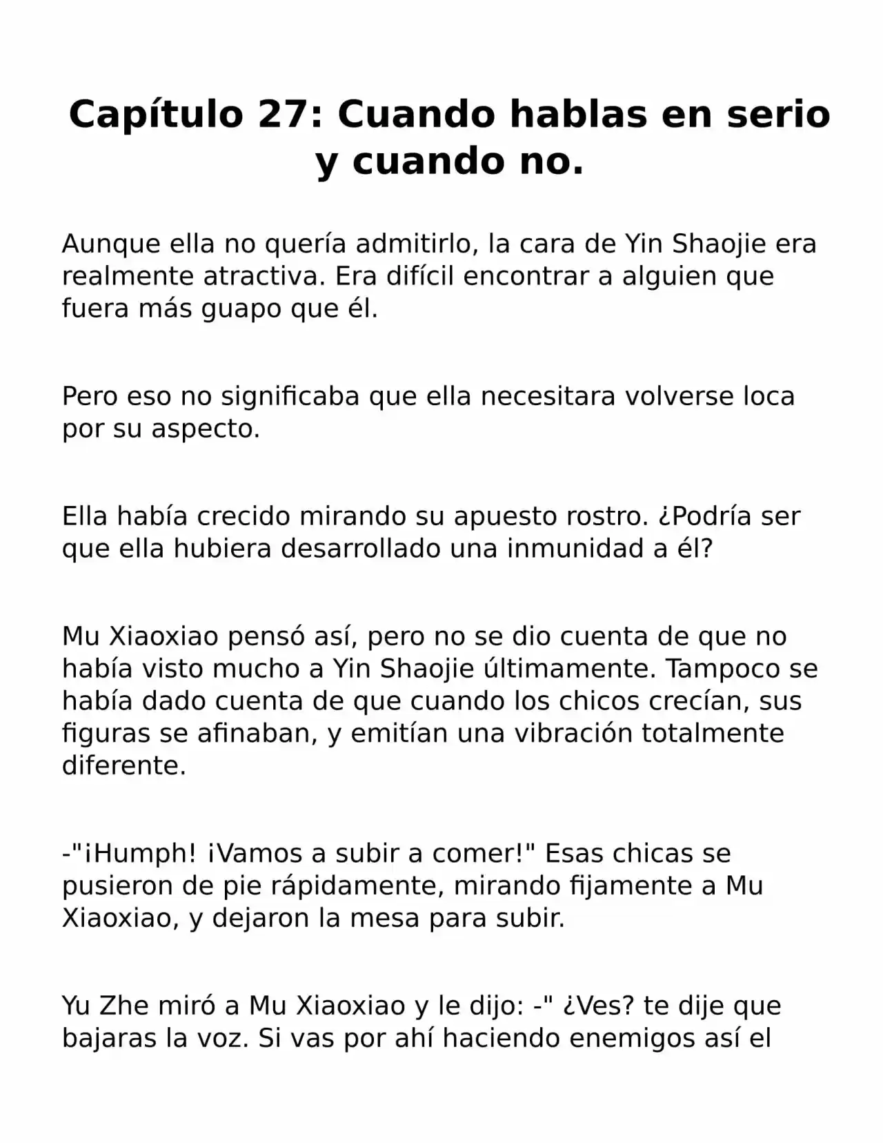Endless Pampering Only For You (Novela) - Capítulo 27 - Página 1 - LectorTMOo