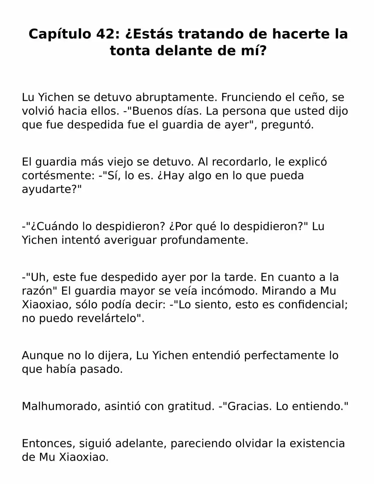 Endless Pampering Only For You (Novela) - Capítulo 42 - Página 1 - LectorTMOo