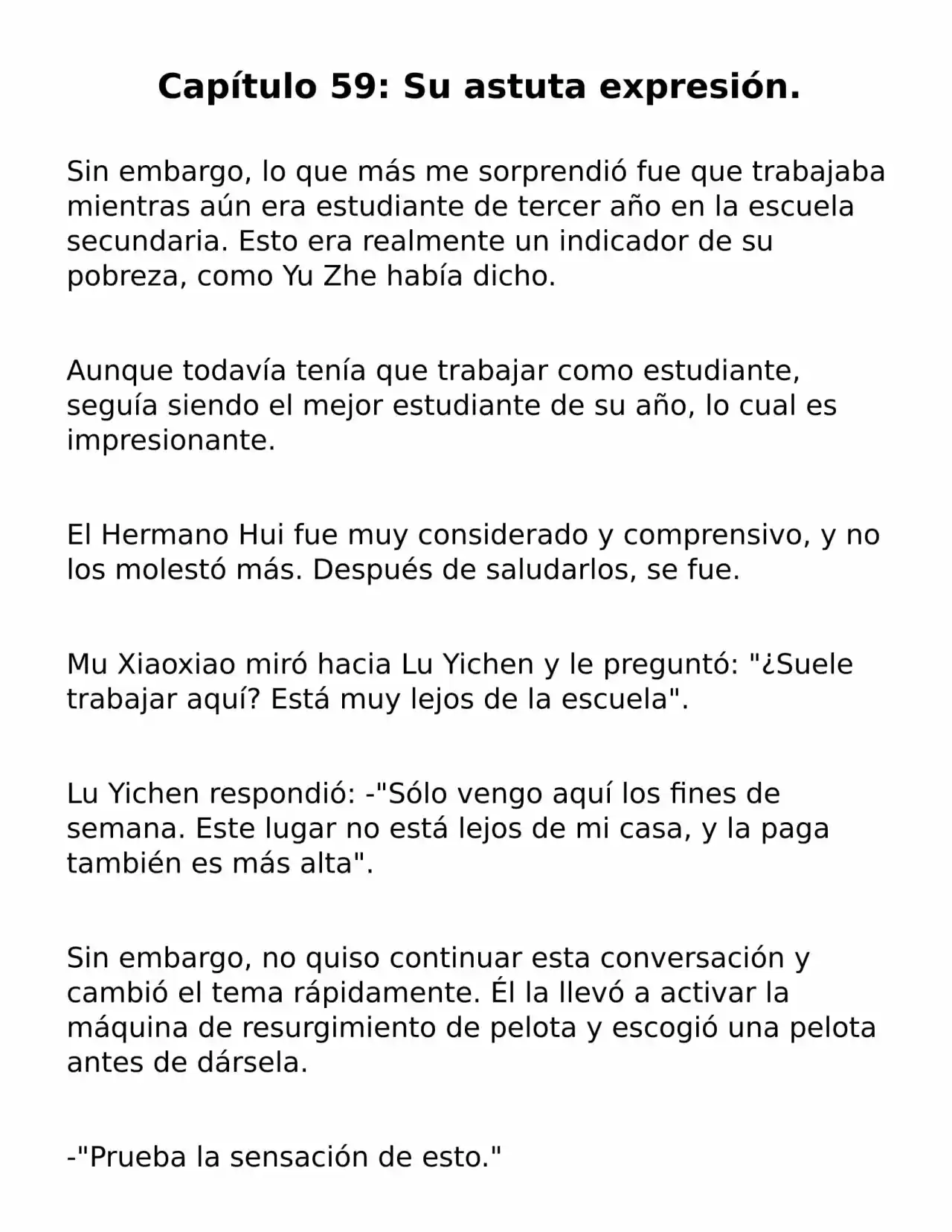 Endless Pampering Only For You (Novela) - Capítulo 59 - Página 1 - LectorTMOo