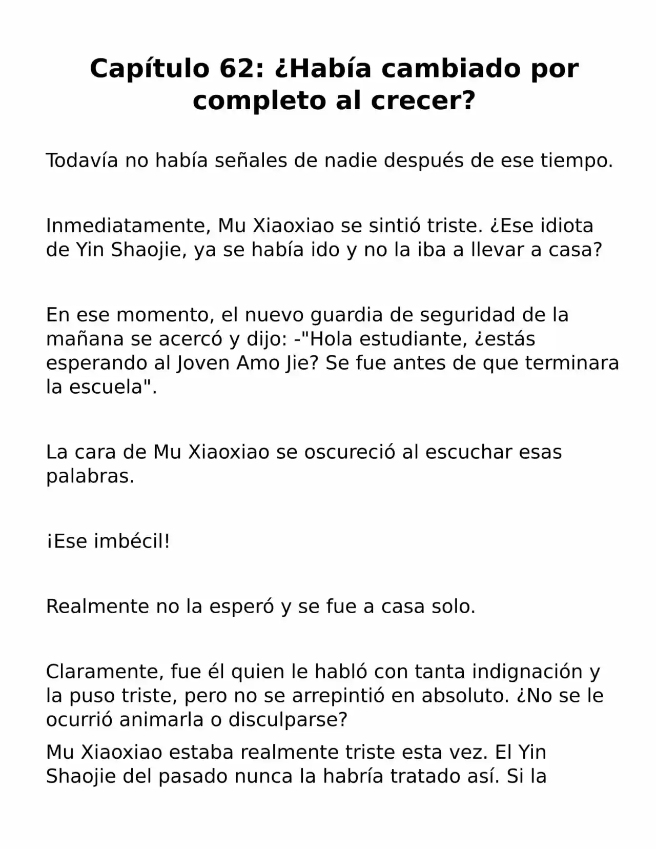 Endless Pampering Only For You (Novela) - Capítulo 62 - Página 1 - LectorTMOo