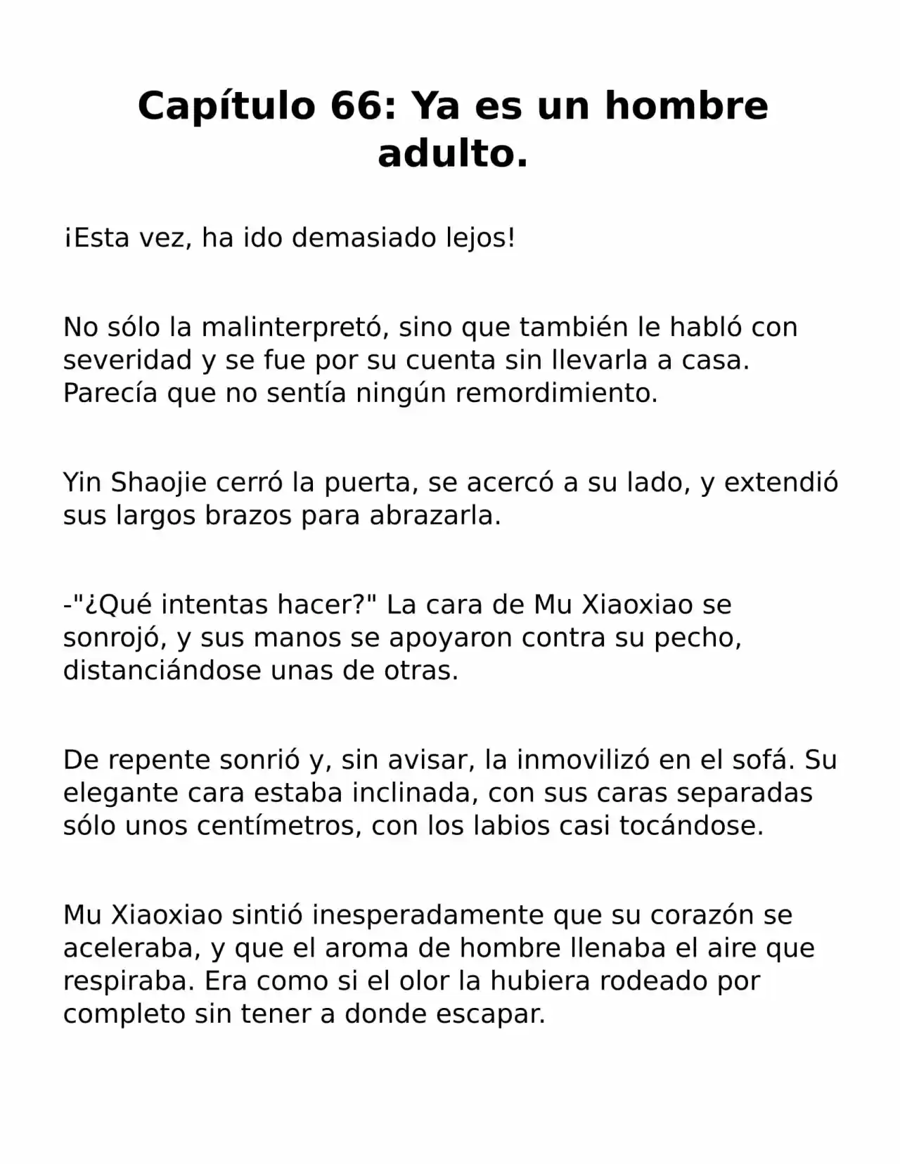 Endless Pampering Only For You (Novela) - Capítulo 66 - Página 1 - LectorTMOo