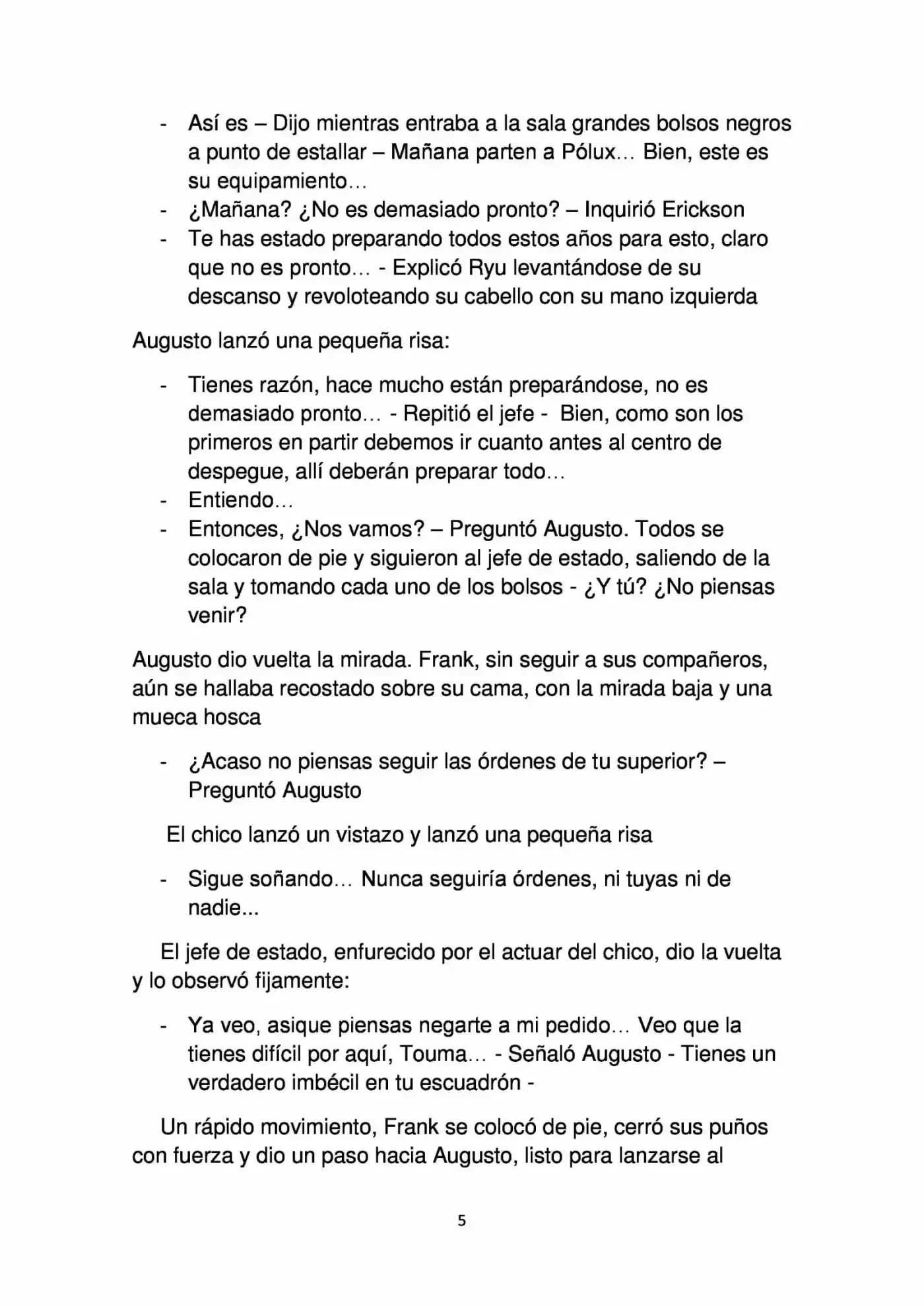Energía X (Novela) - Capítulo 1 - Página 5 - LectorTMOo