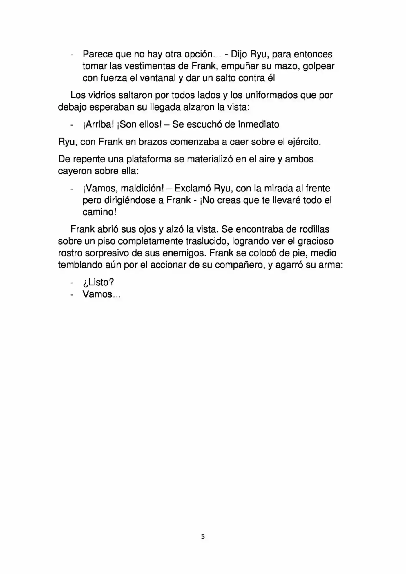 Energía X (Novela) - Capítulo 9 - Página 5 - LectorTMOo