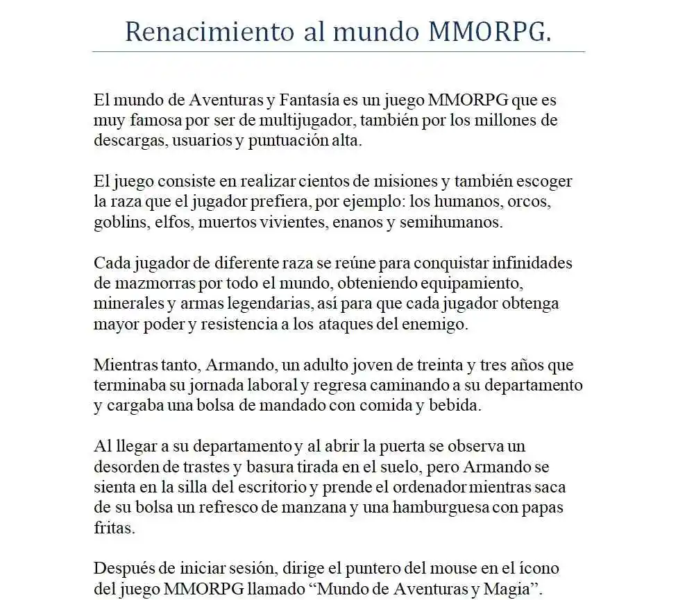 Engel, El Jugador Con Poderes Ilimitados. (Novela) - Capítulo 1 - Página 1 - LectorTMOo