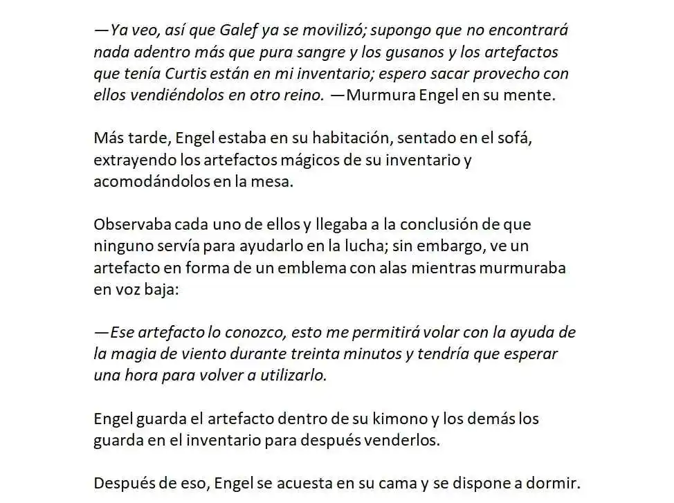 Engel, El Jugador Con Poderes Ilimitados. (Novela) - Capítulo 12 - Página 5 - LectorTMOo