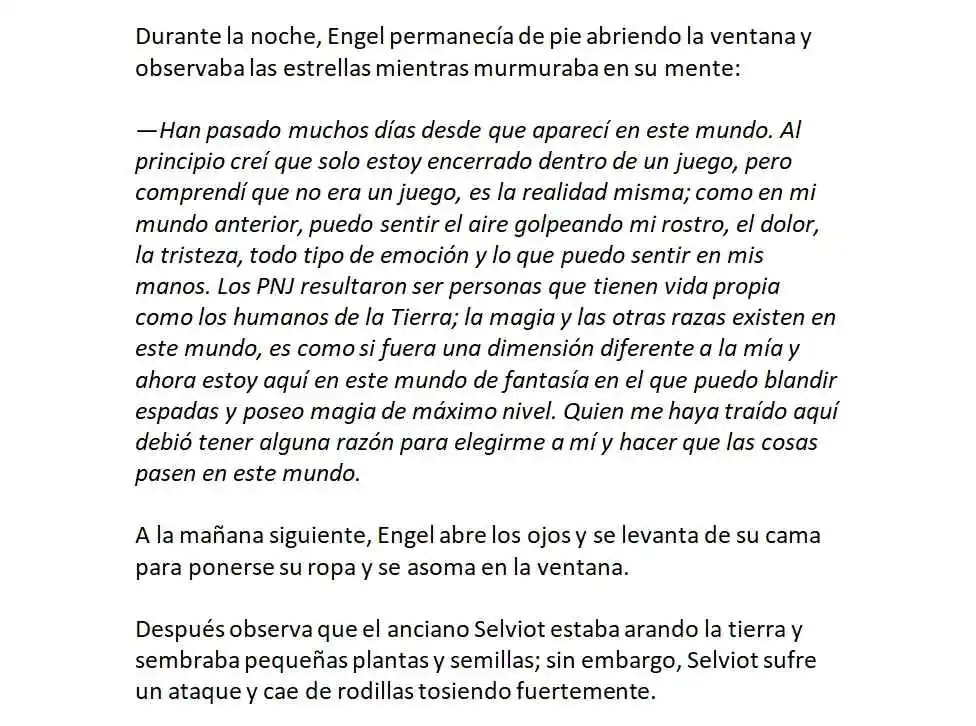 Engel, El Jugador Con Poderes Ilimitados. (Novela) - Capítulo 13 - Página 6 - LectorTMOo
