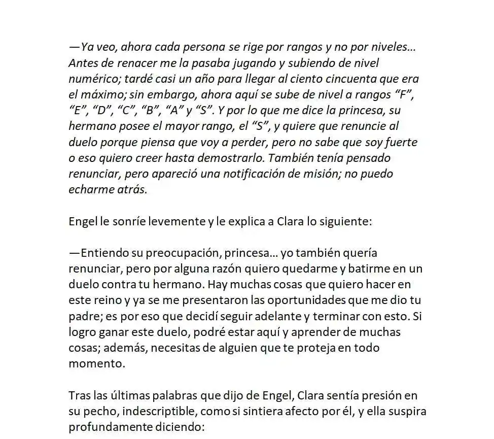 Engel, El Jugador Con Poderes Ilimitados. (Novela) - Capítulo 3 - Página 2 - LectorTMOo