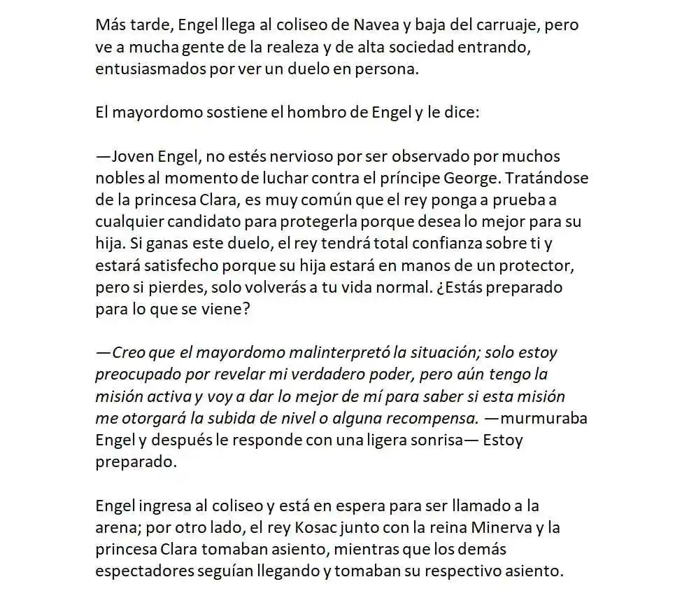 Engel, El Jugador Con Poderes Ilimitados. (Novela) - Capítulo 3 - Página 5 - LectorTMOo