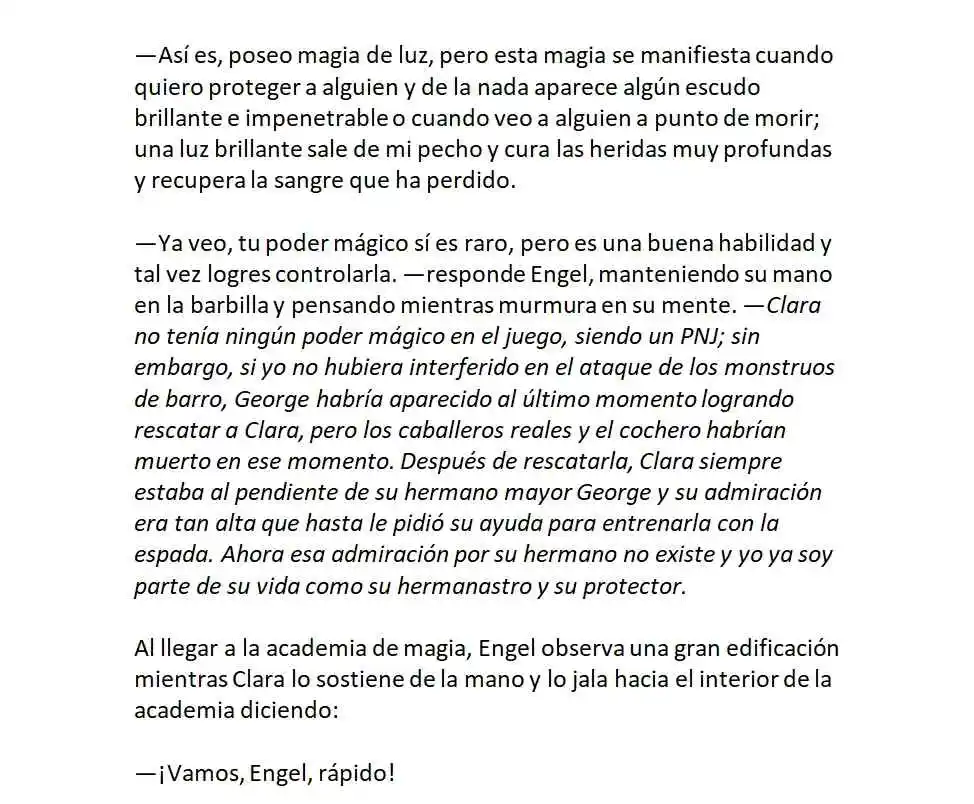 Engel, El Jugador Con Poderes Ilimitados. (Novela) - Capítulo 5 - Página 6 - LectorTMOo