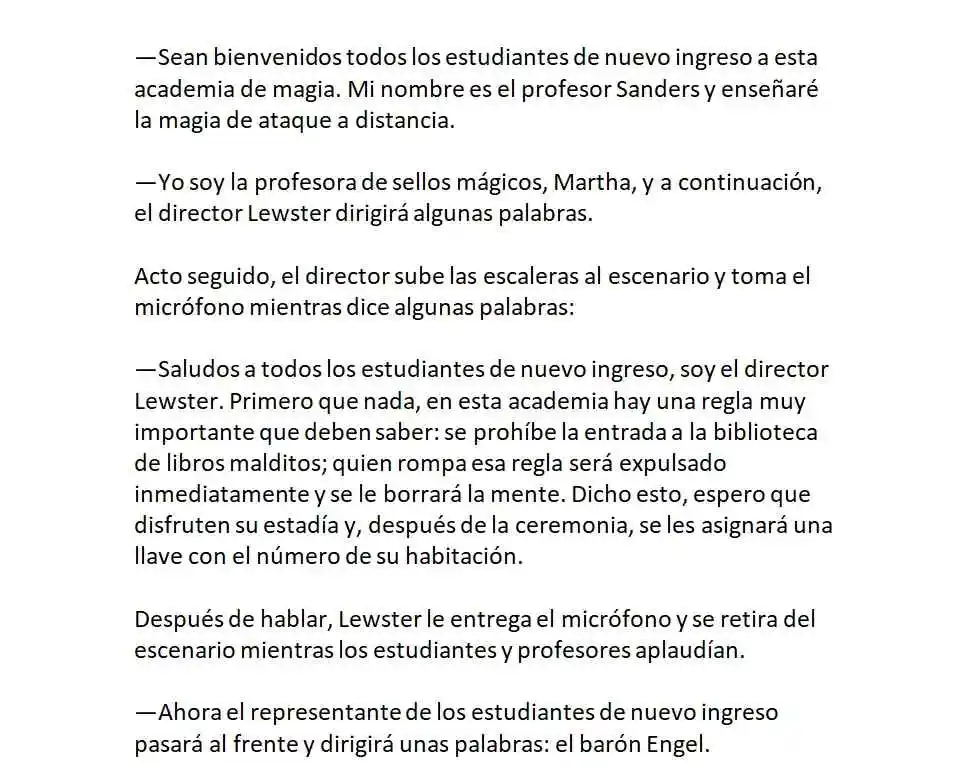 Engel, El Jugador Con Poderes Ilimitados. (Novela) - Capítulo 5 - Página 8 - LectorTMOo