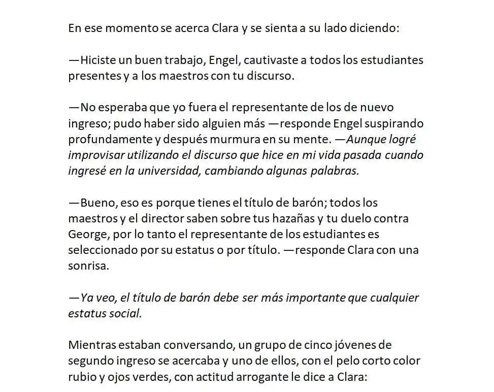 Engel, El Jugador Con Poderes Ilimitados. (Novela) - Capítulo 5 - Página 10 - LectorTMOo