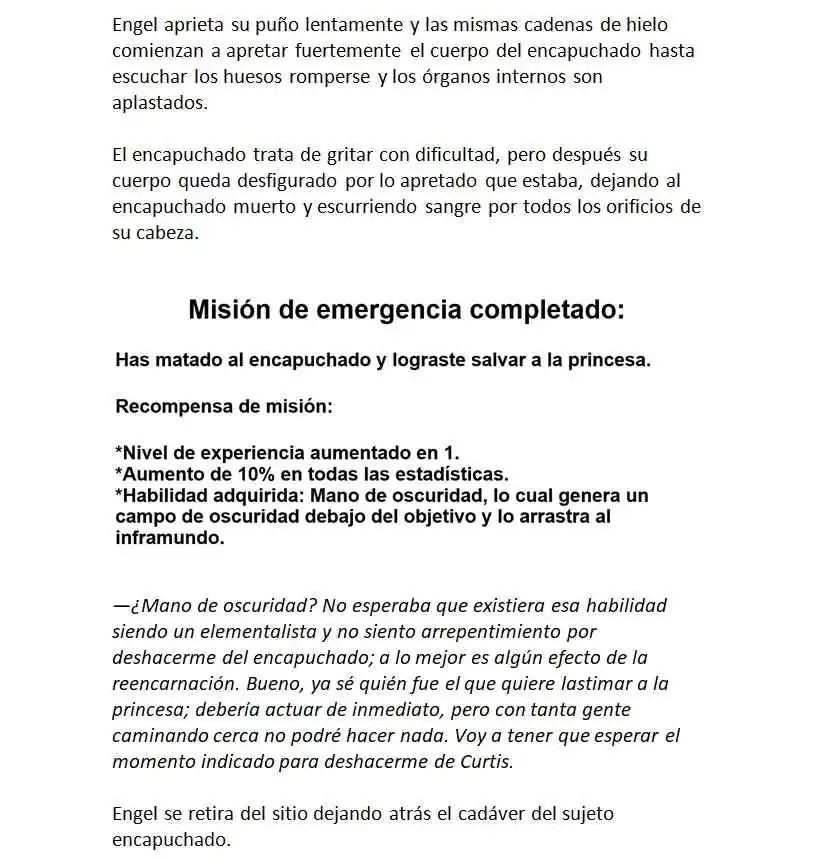 Engel, El Jugador Con Poderes Ilimitados. (Novela) - Capítulo 6 - Página 12 - LectorTMOo