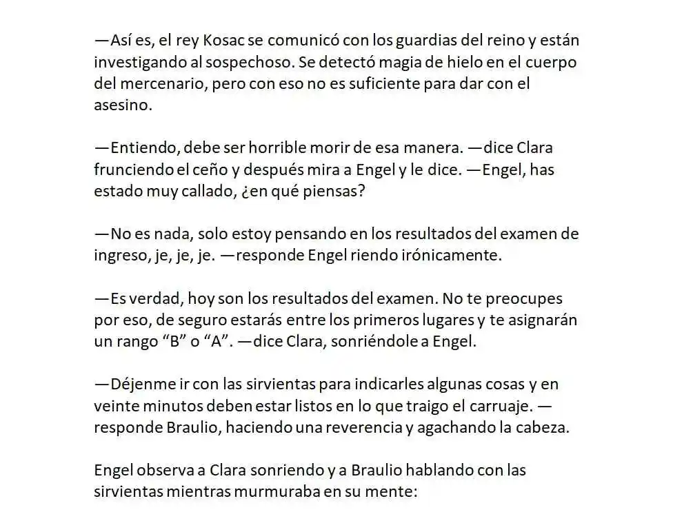 Engel, El Jugador Con Poderes Ilimitados. (Novela) - Capítulo 7 - Página 2 - LectorTMOo
