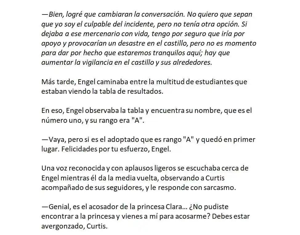 Engel, El Jugador Con Poderes Ilimitados. (Novela) - Capítulo 7 - Página 3 - LectorTMOo