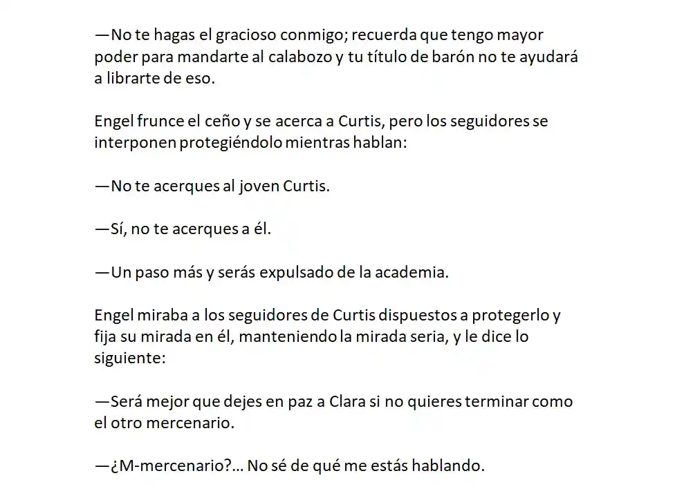 Engel, El Jugador Con Poderes Ilimitados. (Novela) - Capítulo 7 - Página 4 - LectorTMOo