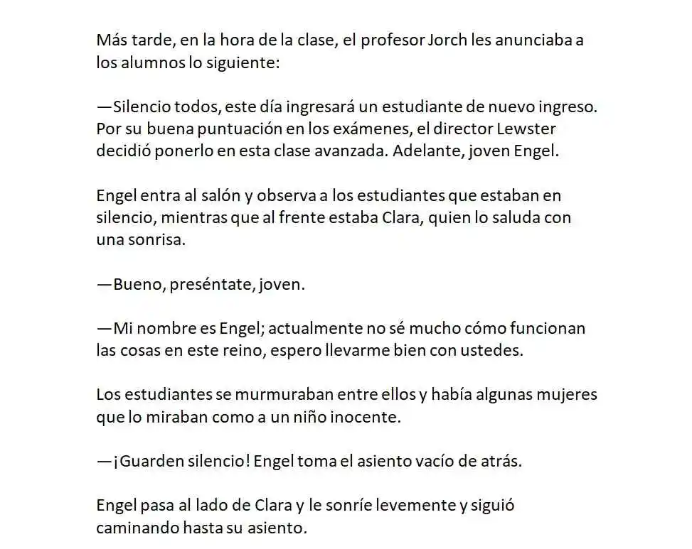 Engel, El Jugador Con Poderes Ilimitados. (Novela) - Capítulo 7 - Página 6 - LectorTMOo