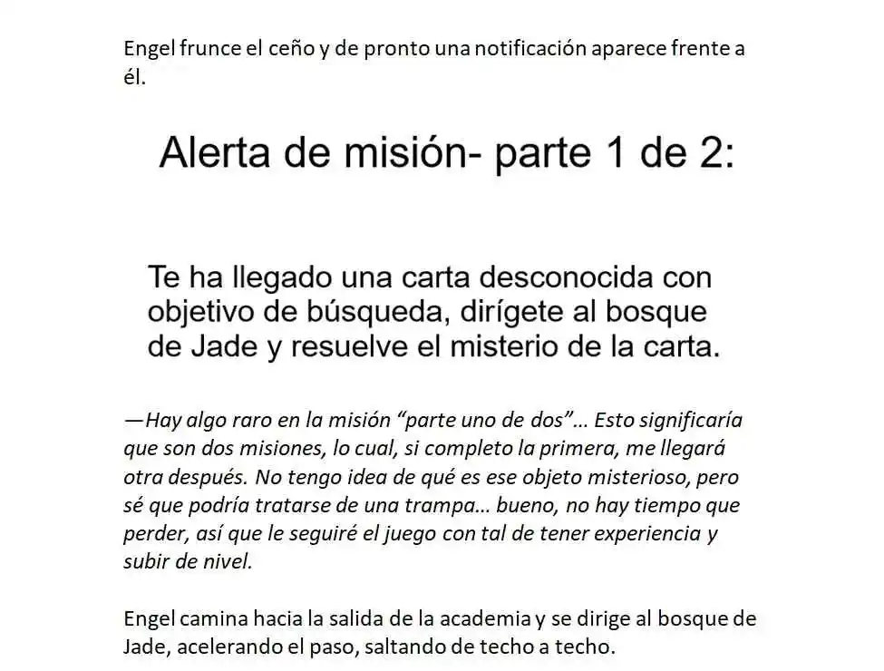 Engel, El Jugador Con Poderes Ilimitados. (Novela) - Capítulo 8 - Página 12 - LectorTMOo