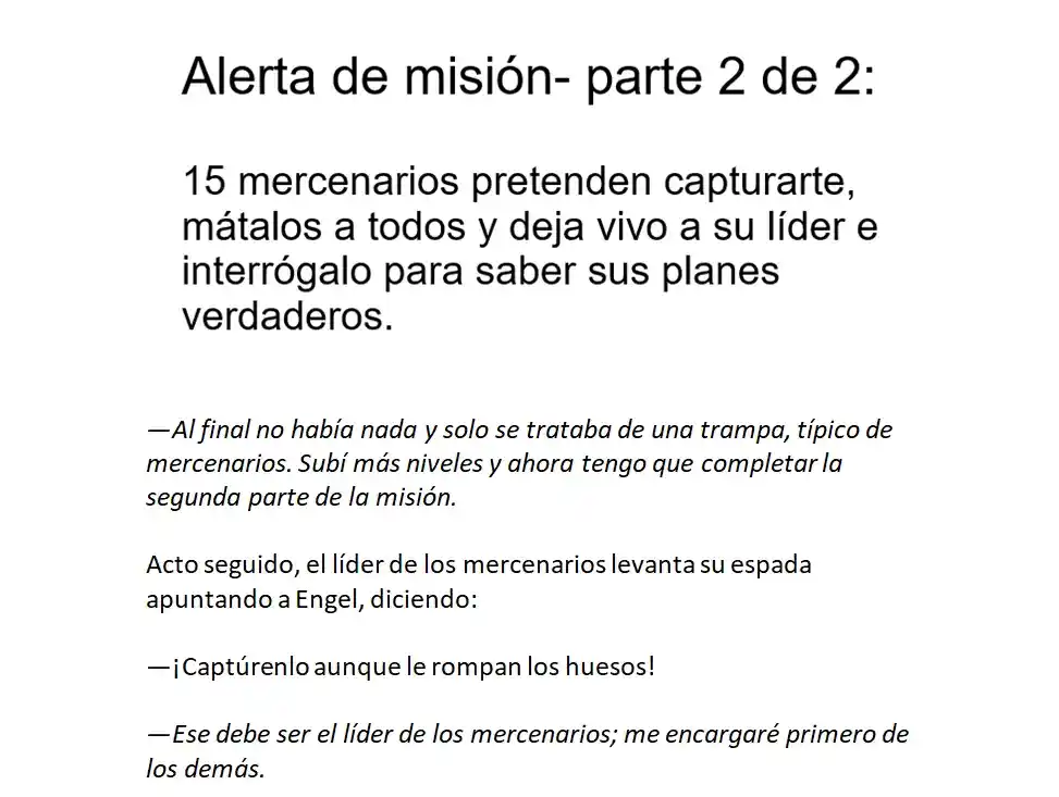 Engel, El Jugador Con Poderes Ilimitados. (Novela) - Capítulo 9 - Página 10 - LectorTMOo