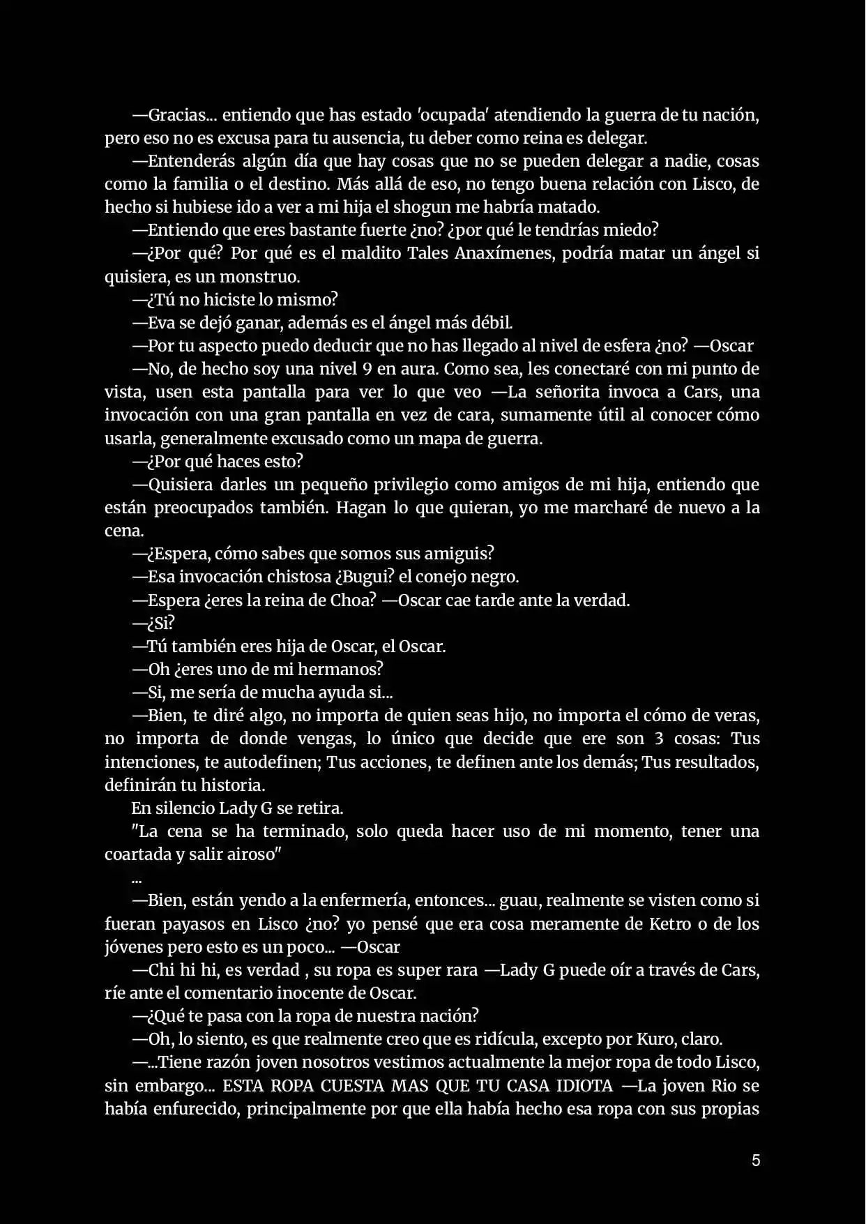 Era: Inferno (Novela) - Capítulo 3 - Página 5 - LectorTMOo