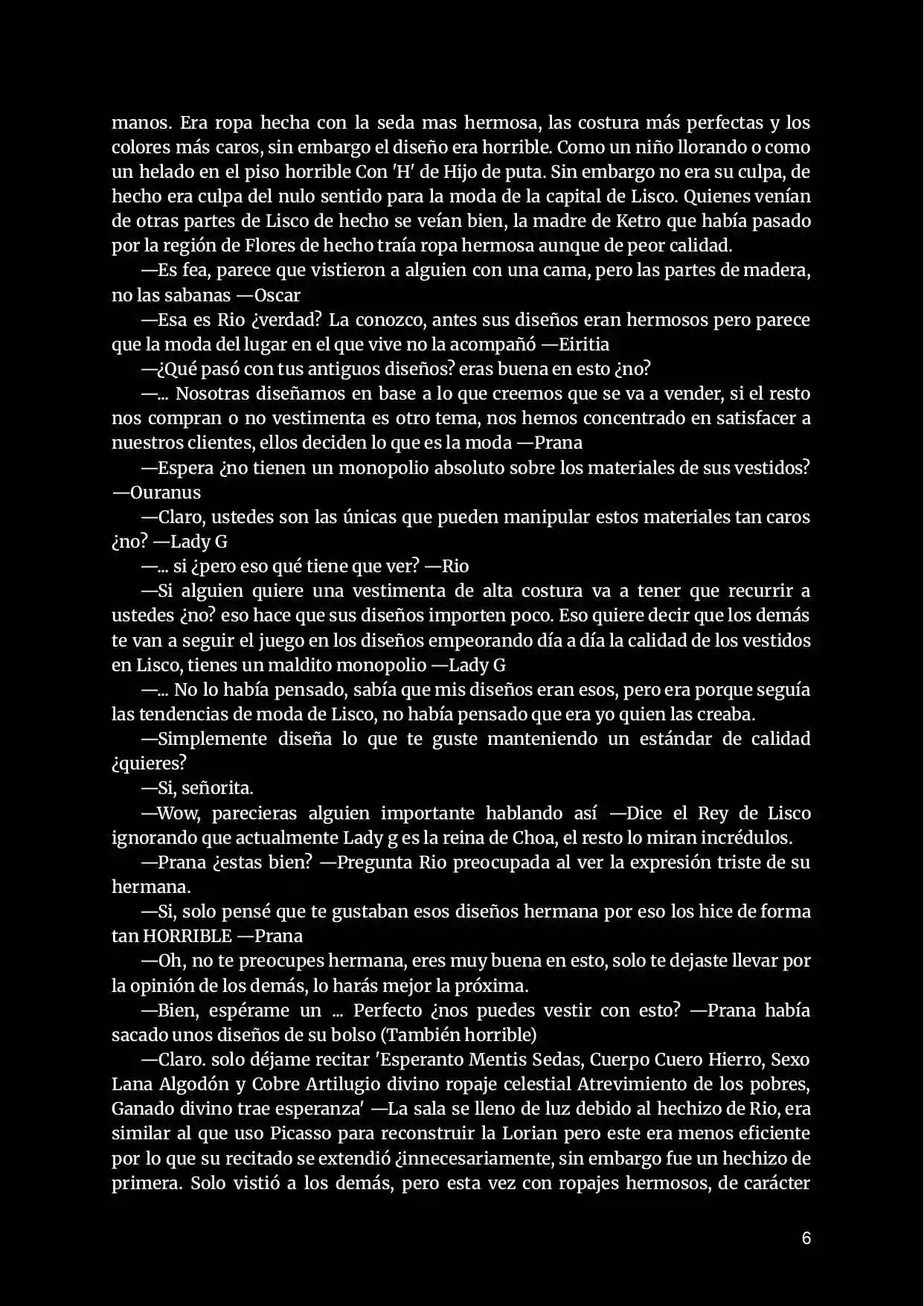 Era: Inferno (Novela) - Capítulo 3 - Página 6 - LectorTMOo