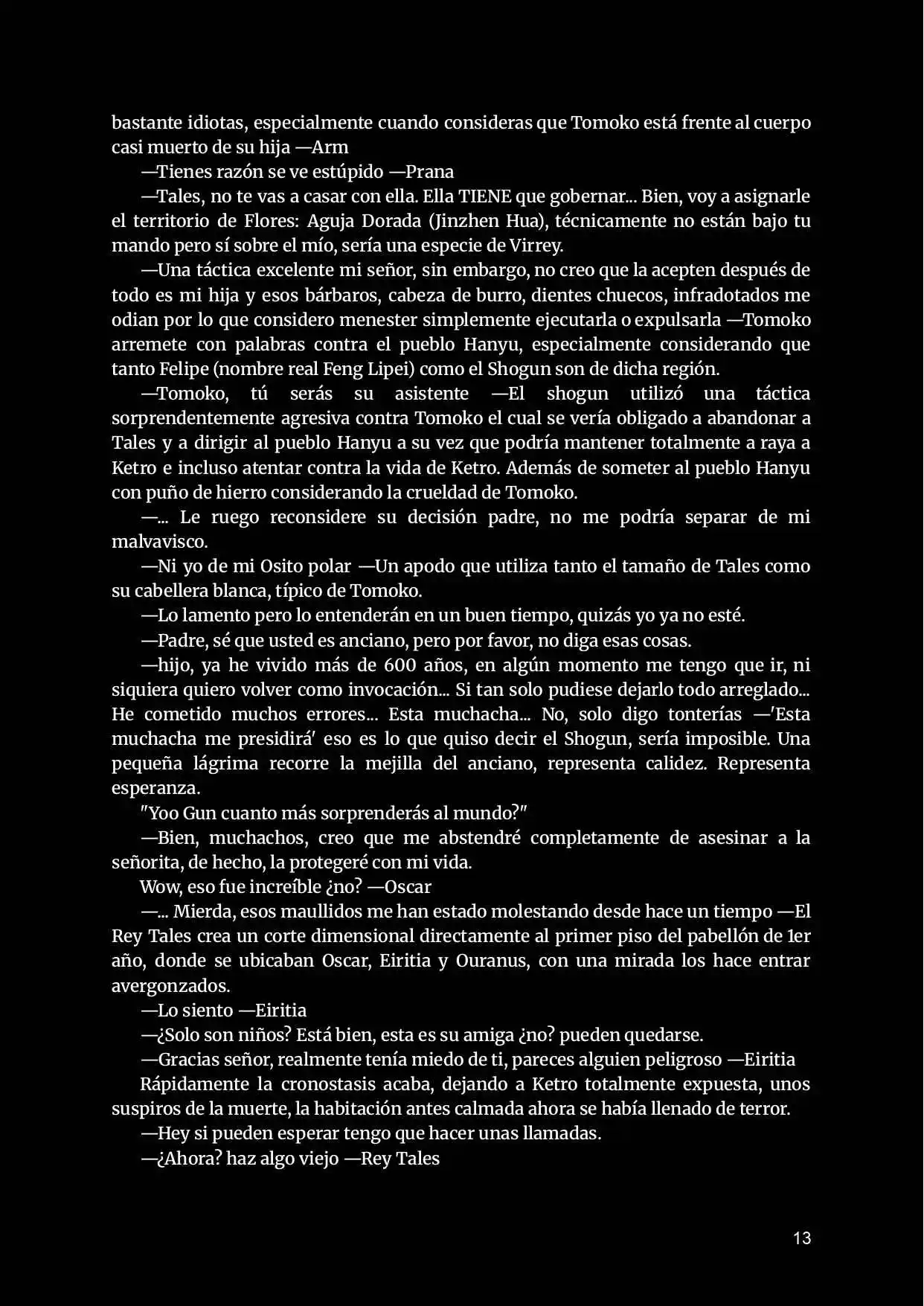 Era: Inferno (Novela) - Capítulo 3 - Página 13 - LectorTMOo