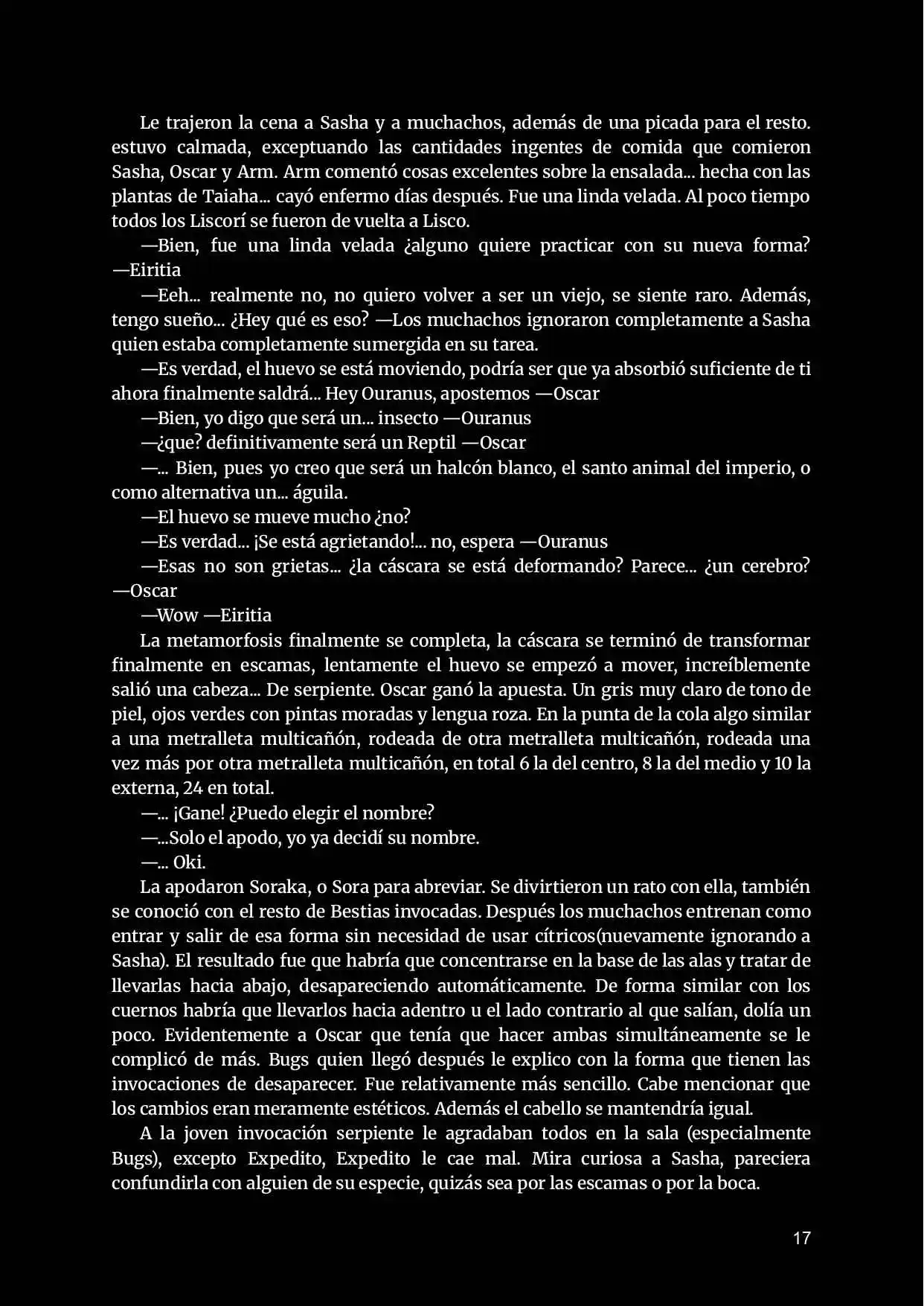 Era: Inferno (Novela) - Capítulo 3 - Página 17 - LectorTMOo