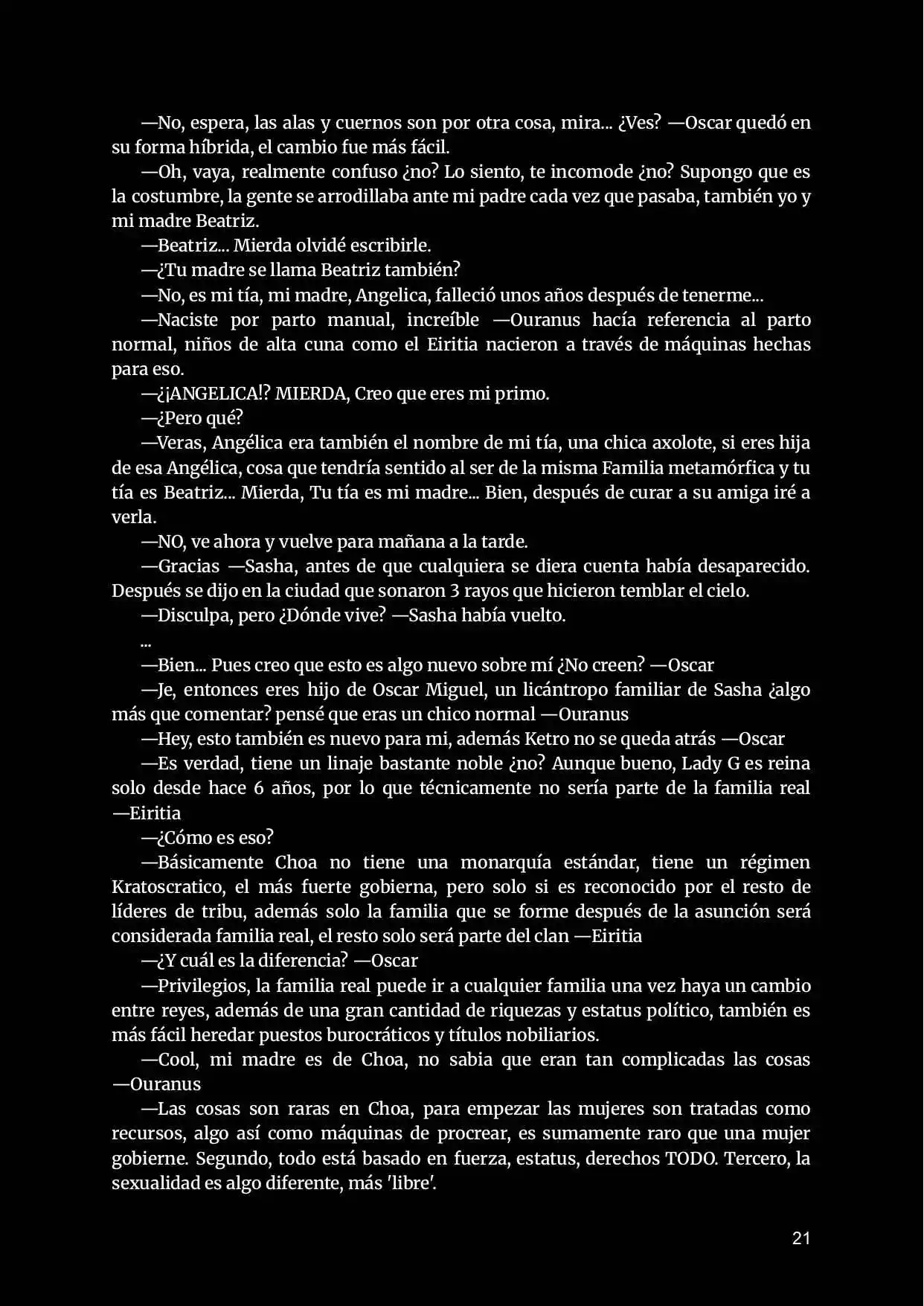 Era: Inferno (Novela) - Capítulo 3 - Página 21 - LectorTMOo