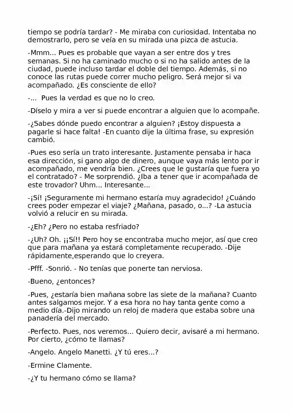 Ermine Clamente (Novela) - Capítulo 3 - Página 4 - LectorTMOo
