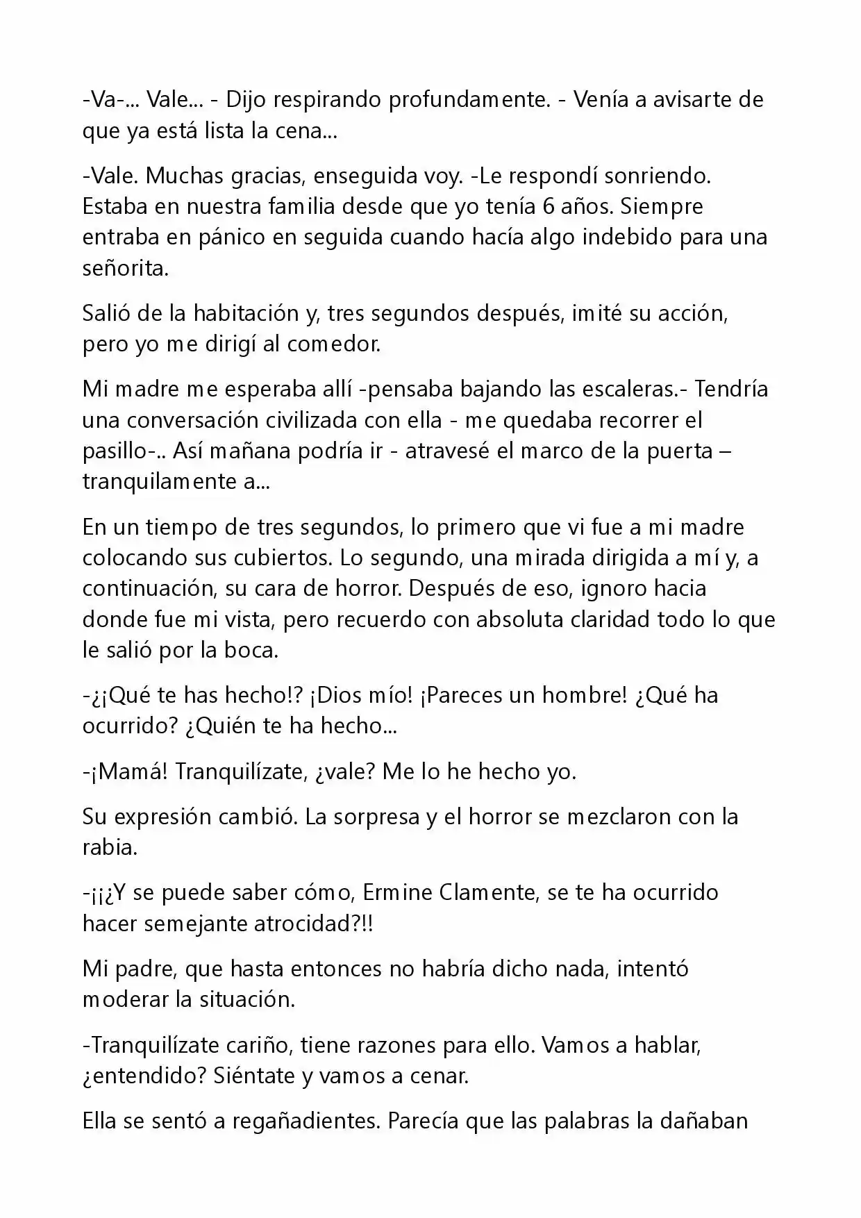 Ermine Clamente (Novela) - Capítulo 4 - Página 5 - LectorTMOo