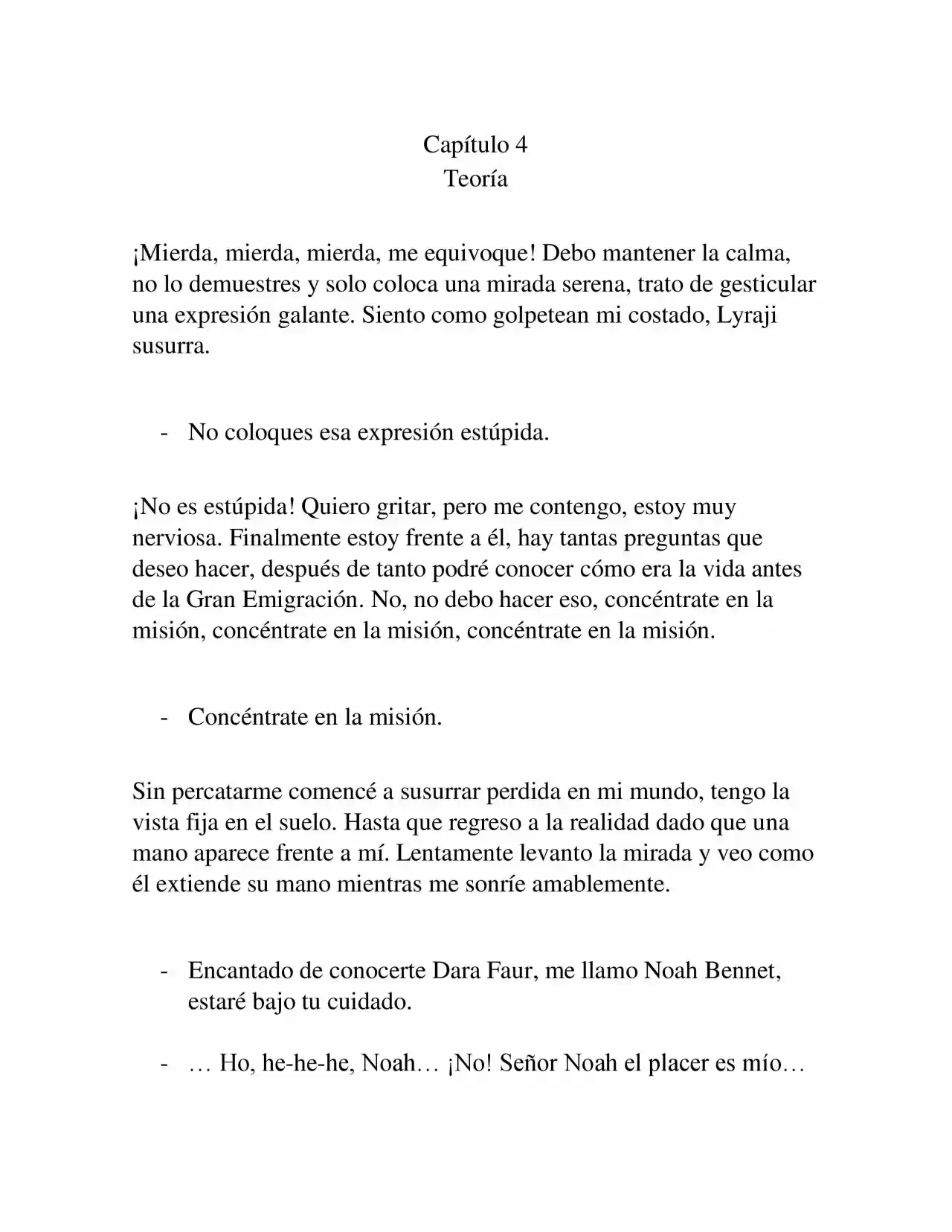 Errantes (Novela) - Capítulo 4 - Página 1 - LectorTMOo