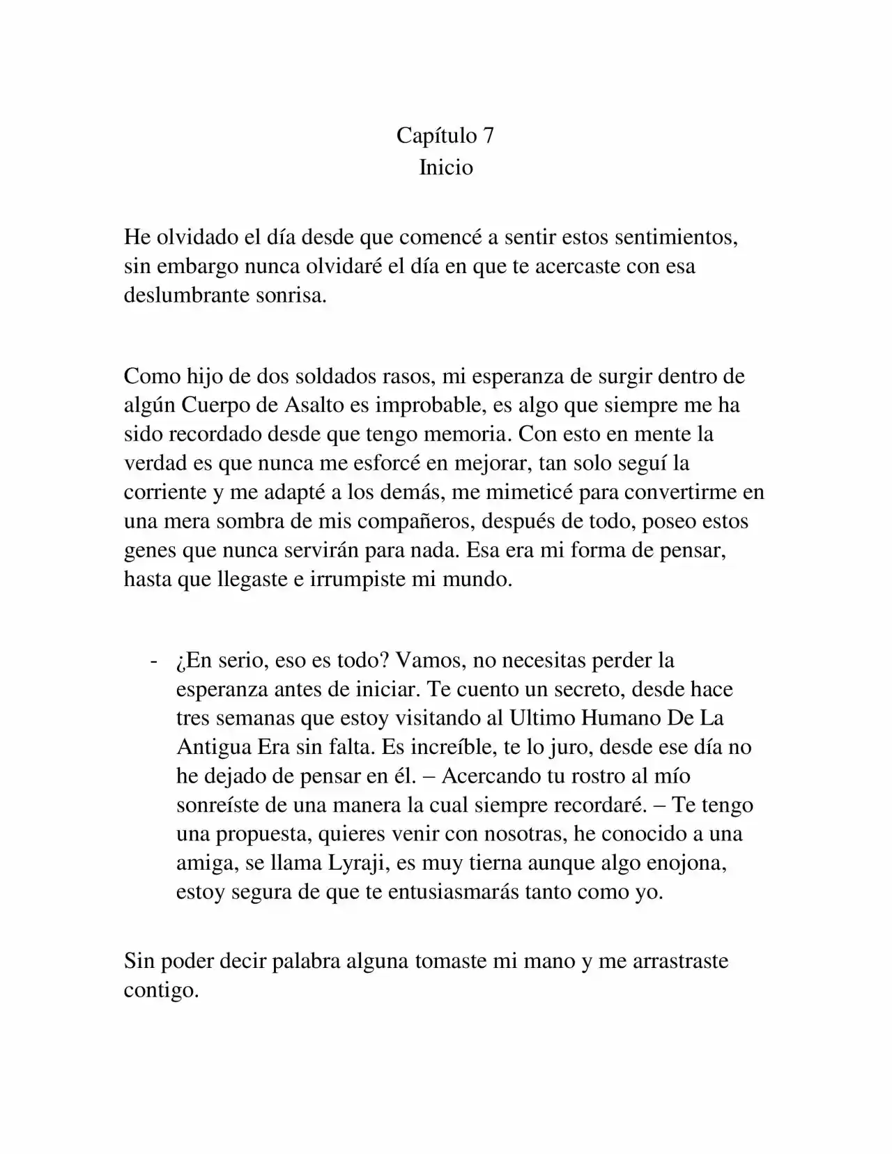 Errantes (Novela) - Capítulo 7 - Página 1 - LectorTMOo