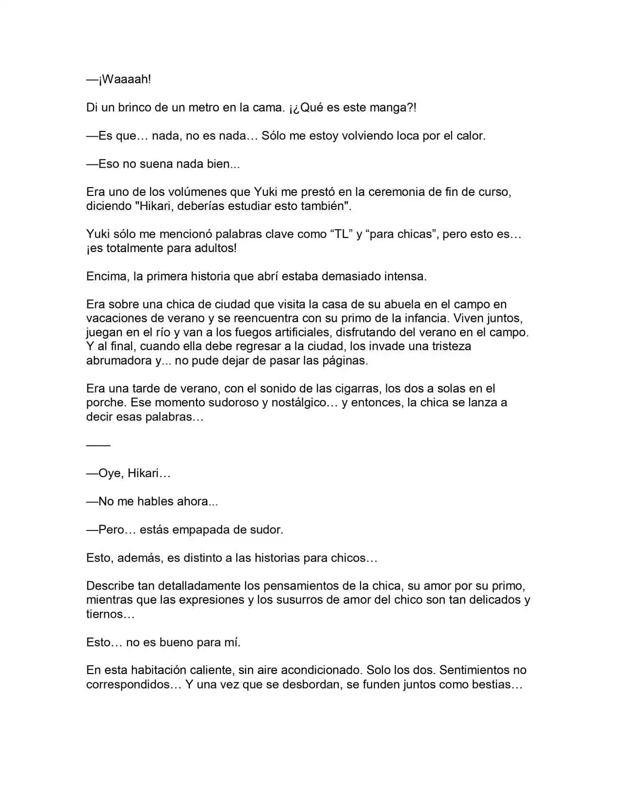 Es Algo Tarde, Pero Me He Enamorado De Mi Amigo De La Infancia (Novela) (Novela) - Capítulo 14 - Página 5 - LectorTMOo